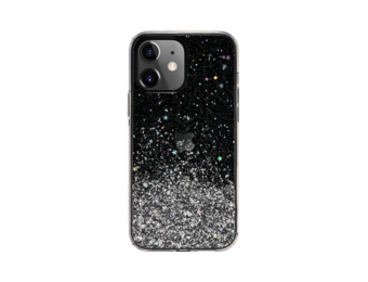 SwitchEasy Starfield Case for iPhone 12 Mini - Transparent Black