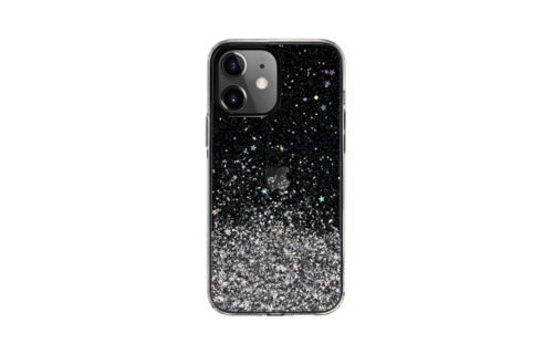 SwitchEasy Starfield Case for iPhone 12 Mini - Transparent Black