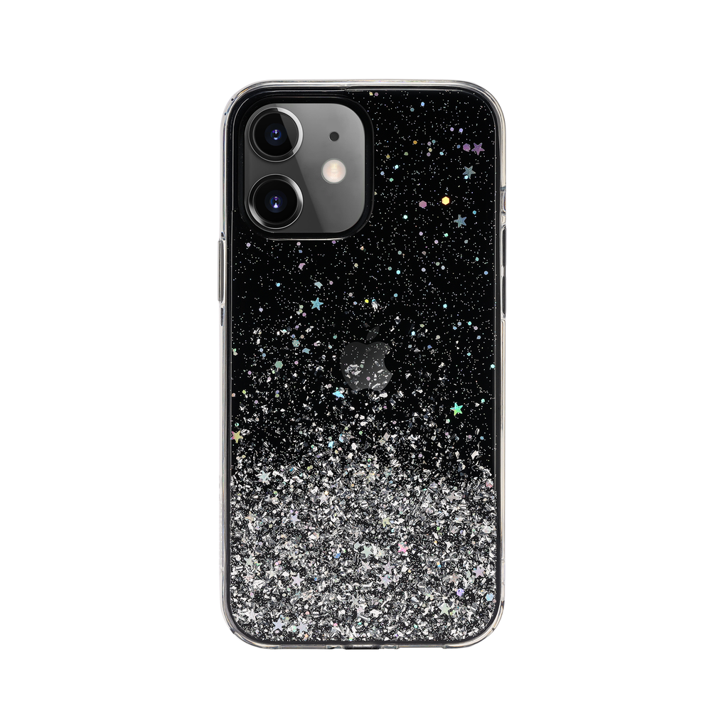 SwitchEasy Starfield Case for iPhone 12 Mini - Transparent Black