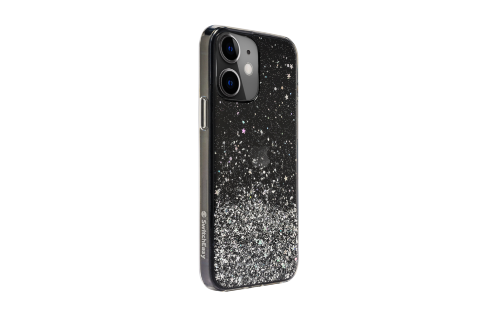 SwitchEasy Starfield Case for iPhone 12 Mini - Transparent Black