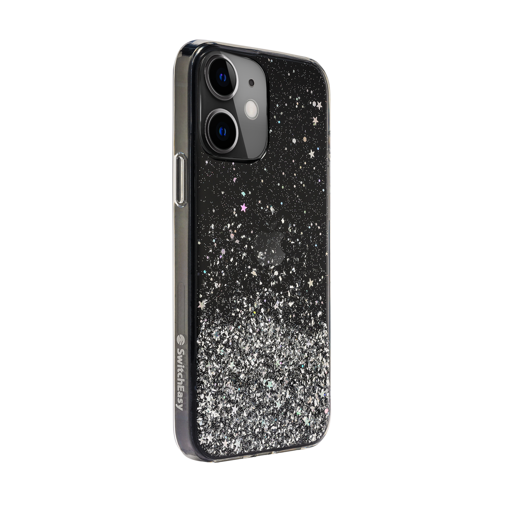 SwitchEasy Starfield Case for iPhone 12 Mini - Transparent Black