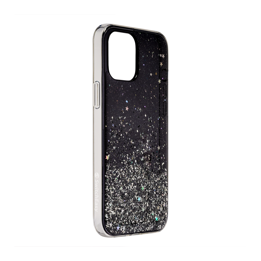 SwitchEasy Starfield Case for iPhone 12 Mini - Transparent Black