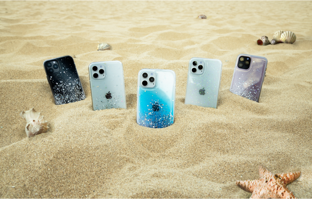 SwitchEasy Starfield Case for iPhone 12 Mini - Transparent Black