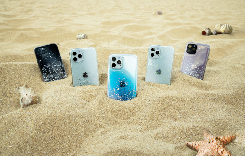 SwitchEasy Starfield Case for iPhone 12 Mini - Transparent Black