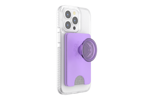 PopSockets PopWallet Plus for Apple MagSafe - Lavender