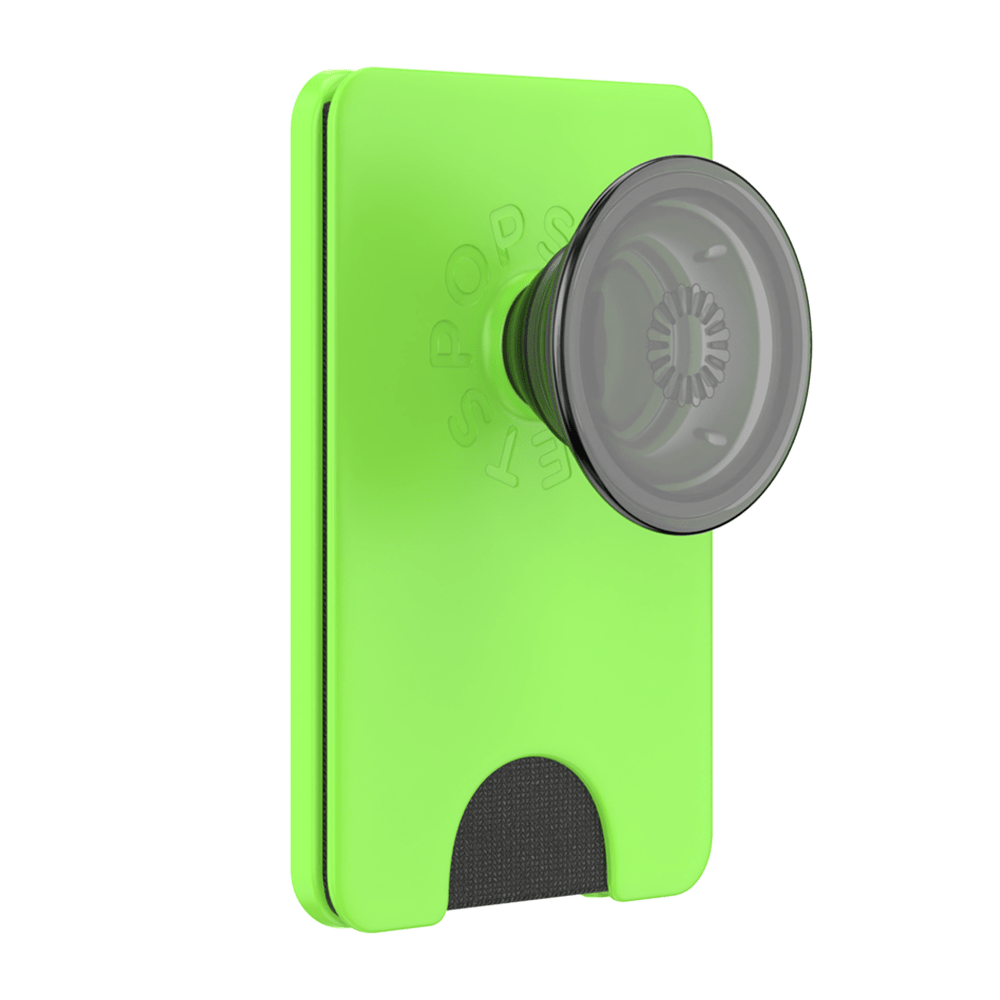 PopSockets PopWallet Plus for Apple MagSafe - Slime Green