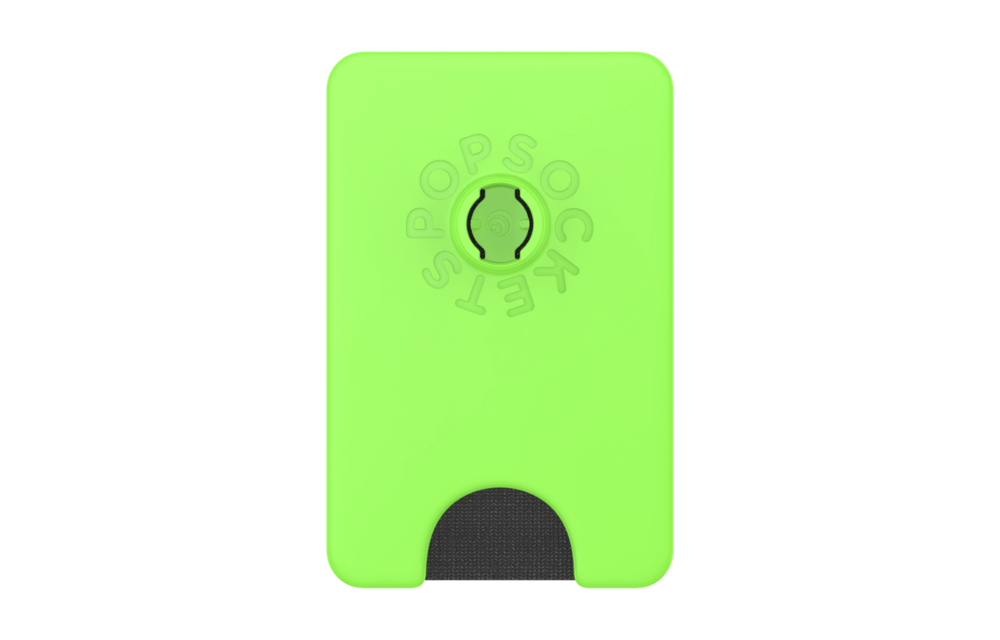 PopSockets PopWallet Plus for Apple MagSafe - Slime Green