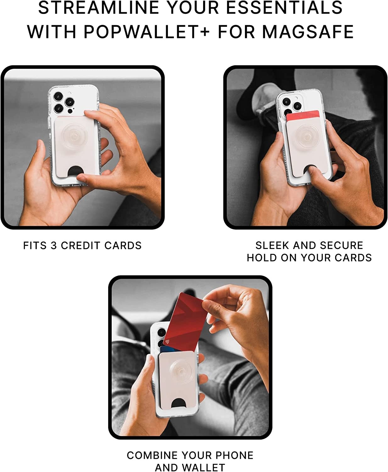 PopSockets PopWallet Plus for Apple MagSafe - Lavender