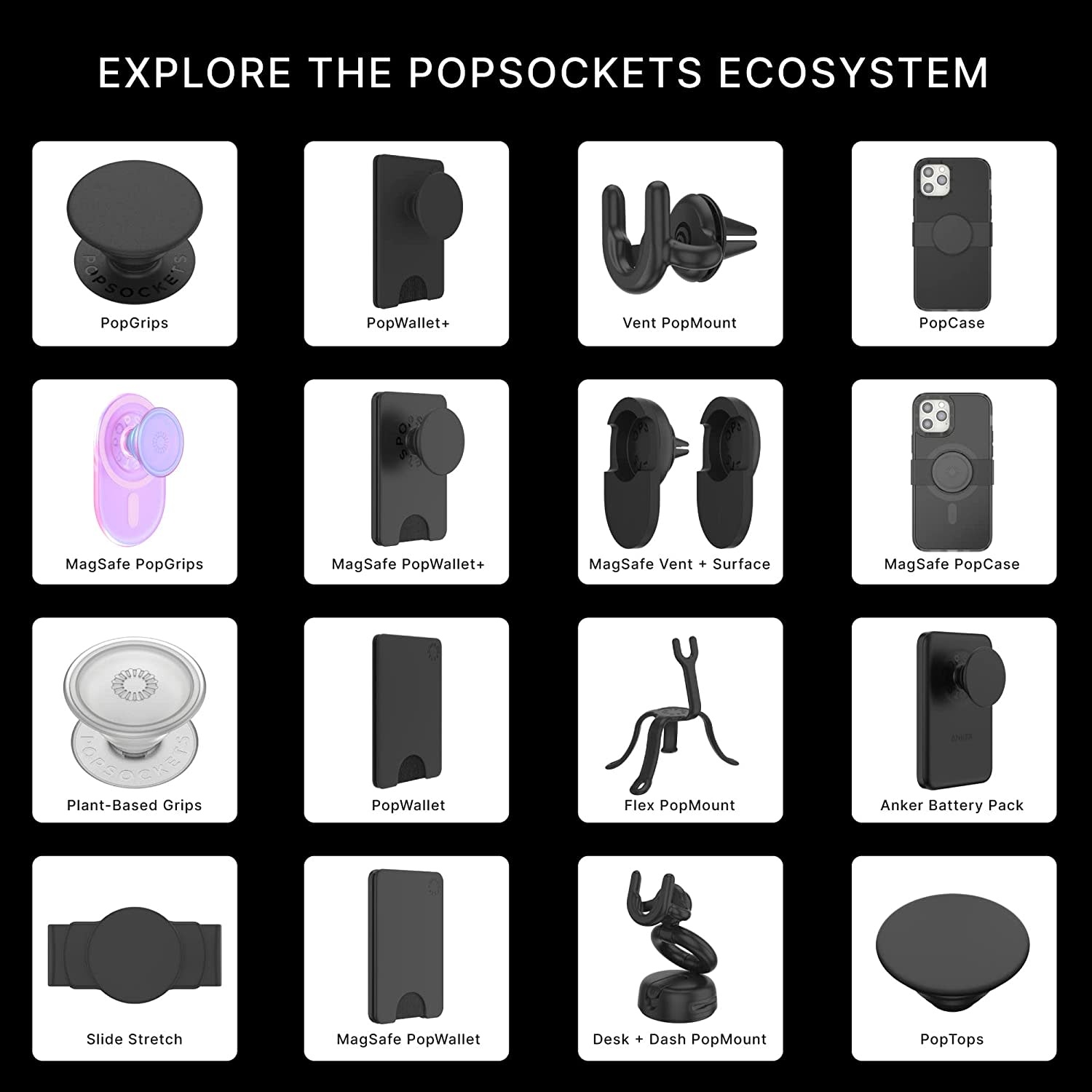 PopSockets PopGrip & Stand for MagSafe Phone Holder - Warm Lavender