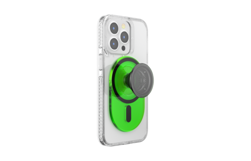 PopSockets PopGrip & Stand for MagSafe Phone Holder - Slime Green