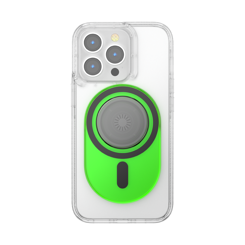 PopSockets PopGrip & Stand for MagSafe Phone Holder - Slime Green