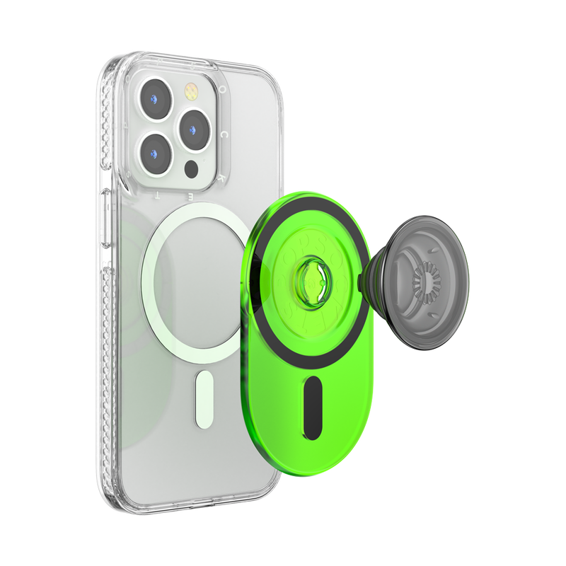 PopSockets PopGrip & Stand for MagSafe Phone Holder - Slime Green