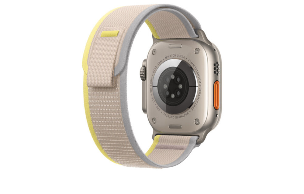 Apple Watch Trail Loop Band for 44/45/49mm M/L - Yellow/Beige