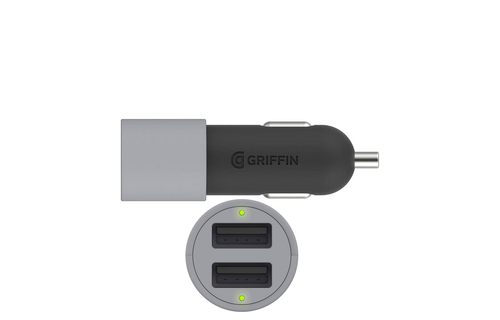 Griffin PowerJolt Car Charger Dual Port 12W Universal