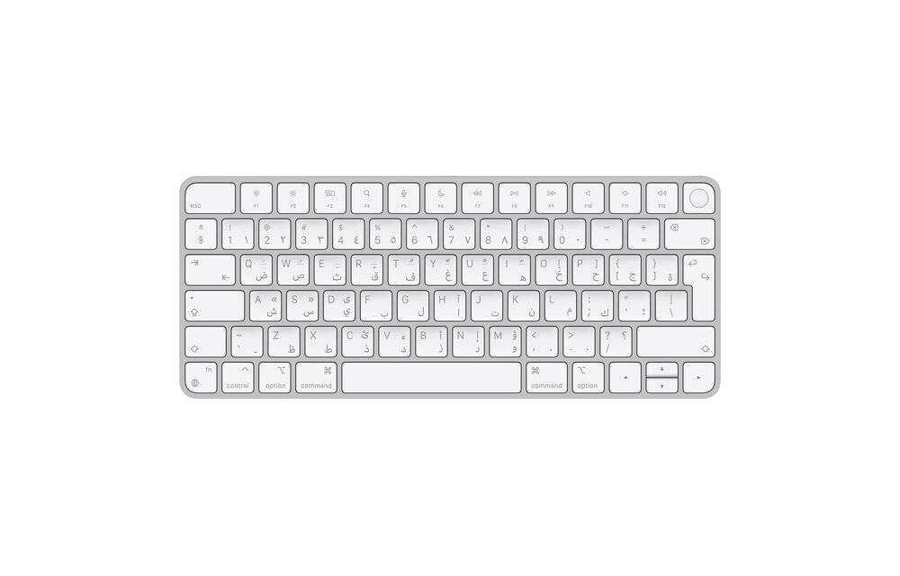 Apple Magic Keyboard With Touch ID Arabic / English - White