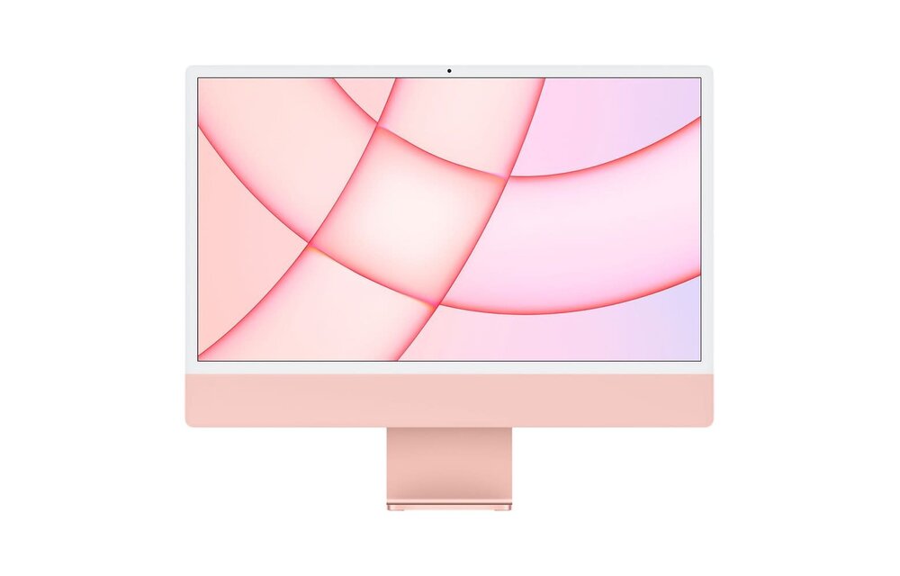 Apple iMac 24-inch with Retina 4.5K display Apple M1 chip with 8‑core CPU and 8‑core GPU, 512GB - Pink