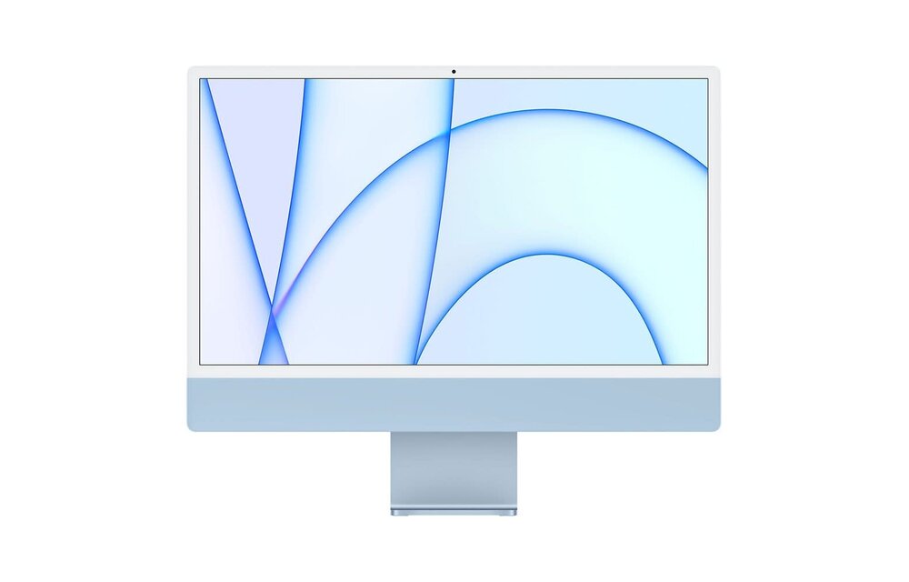 Apple iMac 24-inch with Retina 4.5K display Apple M1 chip with 8‑core CPU and 8‑core GPU, 512GB - Blue