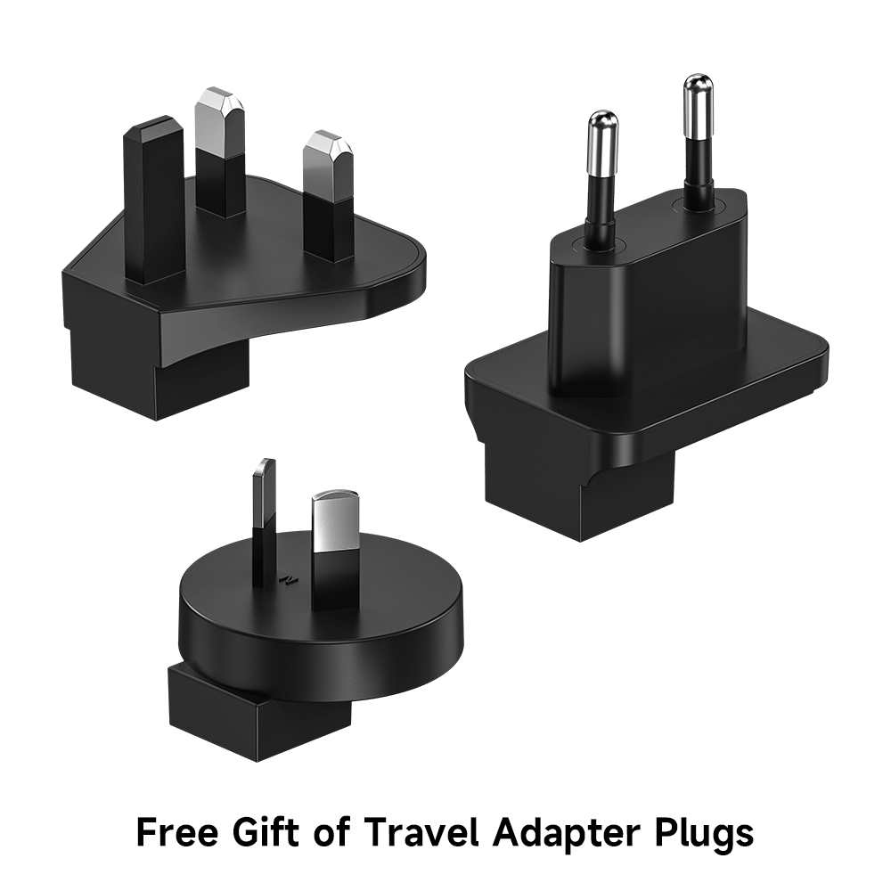 Shargeek 140W PD3.1 Gan Charger with Travel Adapters (UK, EU, AU)