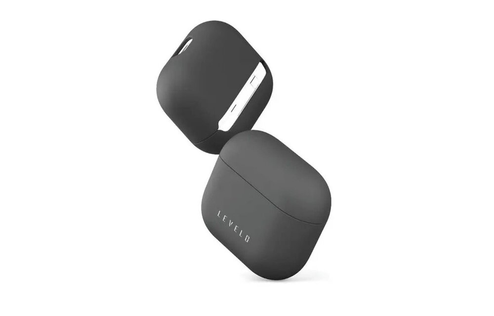 Levelo Gorra Hybrid Silicone Case for AirPods 3 - Black