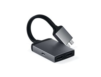 Satechi Adapter Type C Dual HDMI Adapter - Space Gray