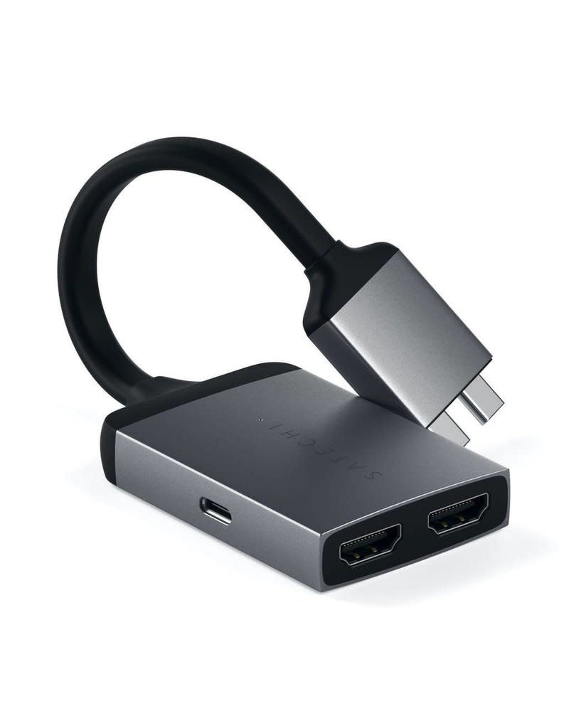 Satechi Adapter Type C Dual HDMI Adapter - Space Gray