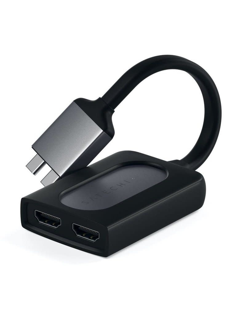 Satechi Adapter Type C Dual HDMI Adapter - Space Gray