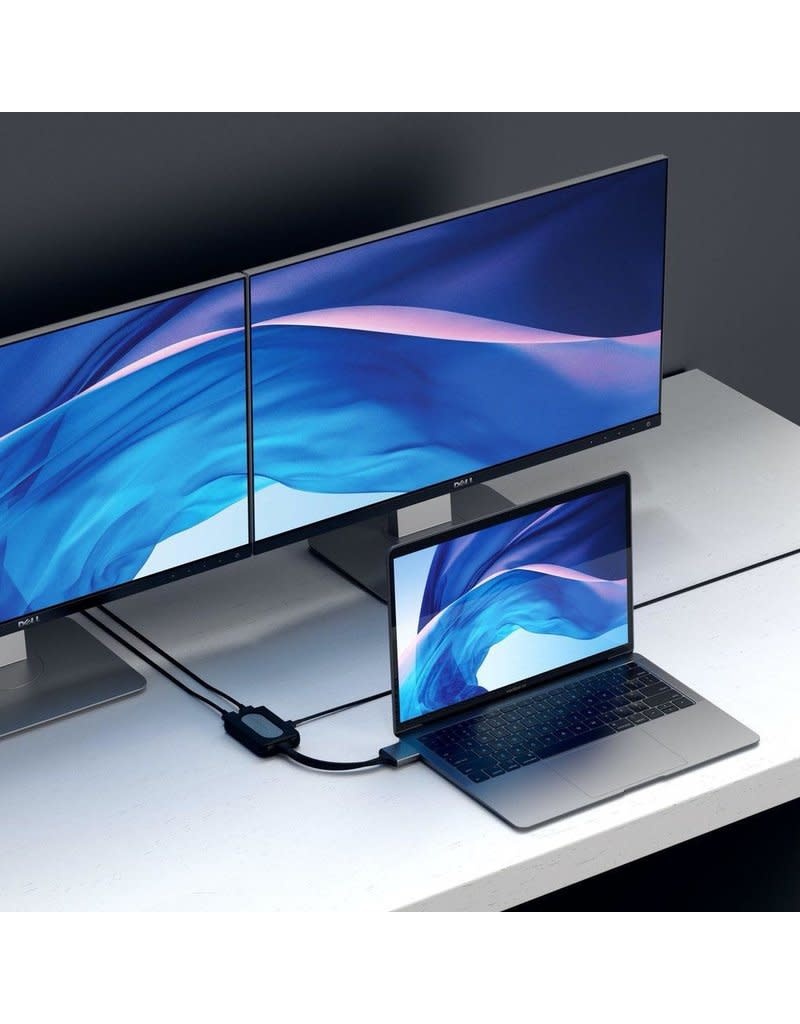 Satechi Adapter Type C Dual HDMI Adapter - Space Gray