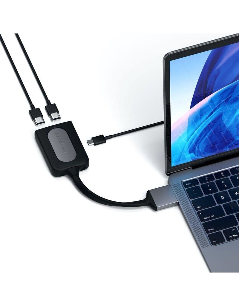 Satechi Adapter Type C Dual HDMI Adapter - Space Gray