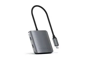 Satechi Aluminium 4 Port USB-C Hub - Space Grey