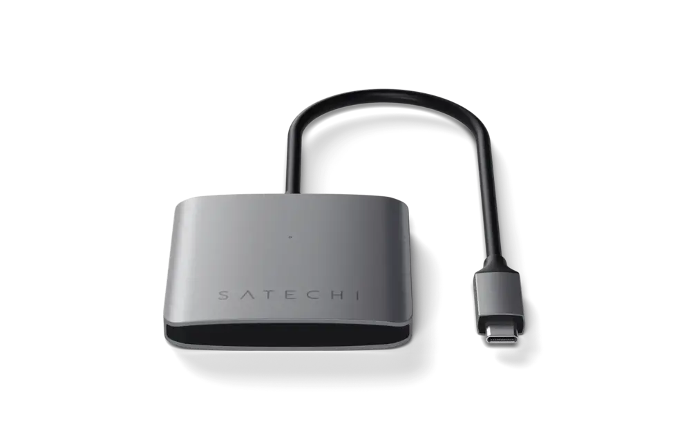 Satechi Aluminium 4 Port USB-C Hub - Space Grey