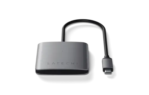 Satechi Aluminium 4 Port USB-C Hub - Space Grey