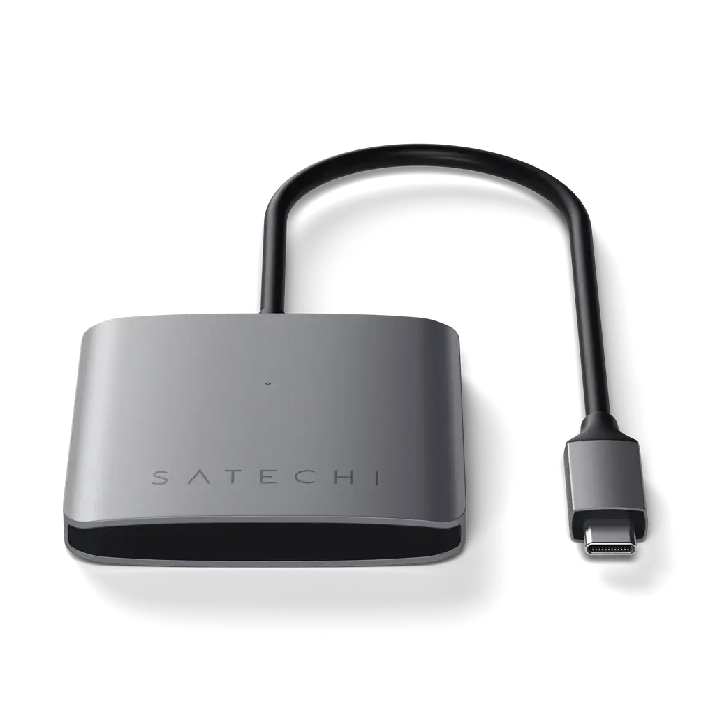 Satechi Aluminium 4 Port USB-C Hub - Space Grey