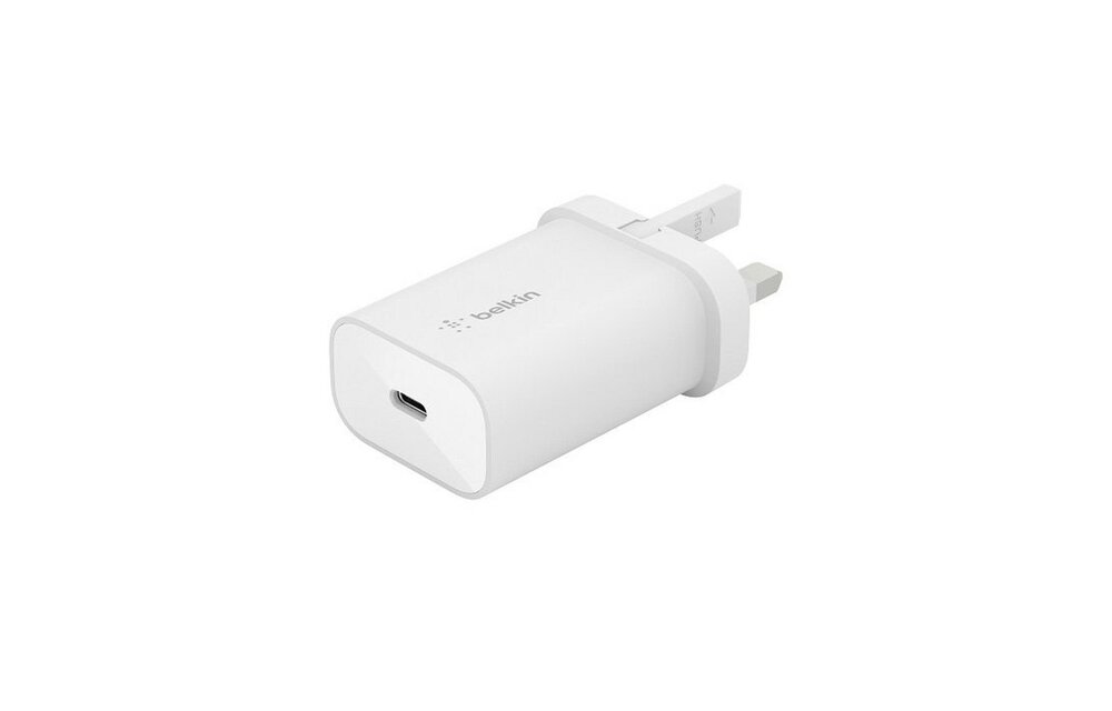 Belkin USB C PF 3.0 Wall Charger 25W + 1m USB C-C  Cable - White