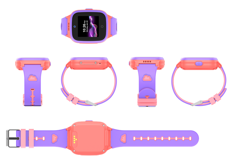 G-TAB WK1 Kids Smart Watch 4G - Pink