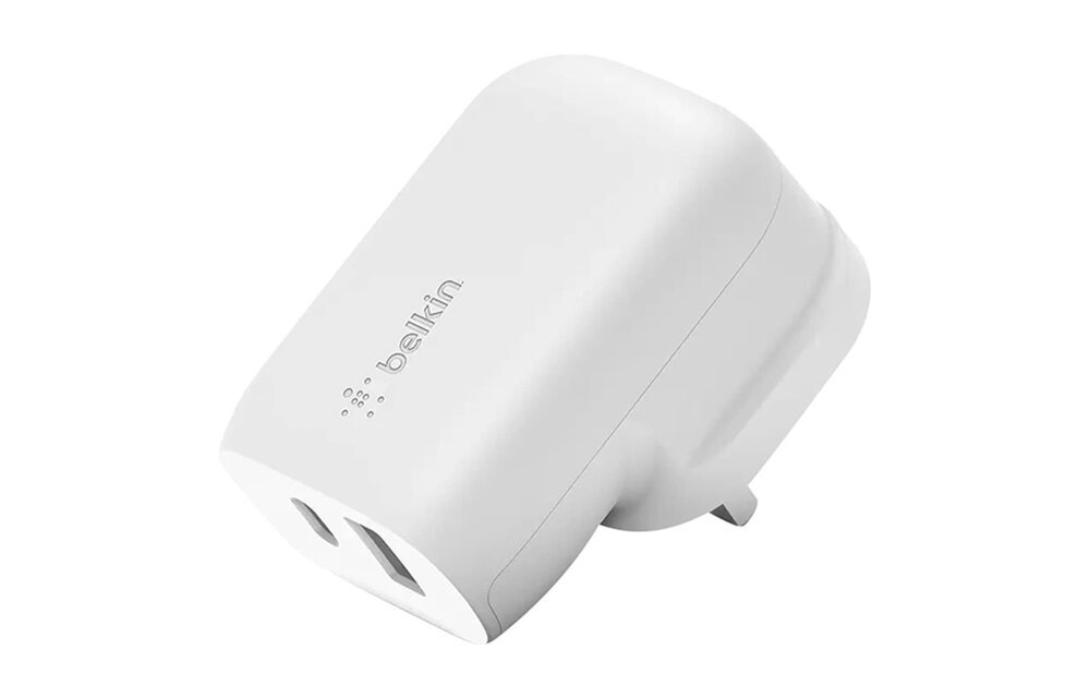 Belkin Wall Charger 2-Ports 37W (20W USB-C + 12W USB-A) - White