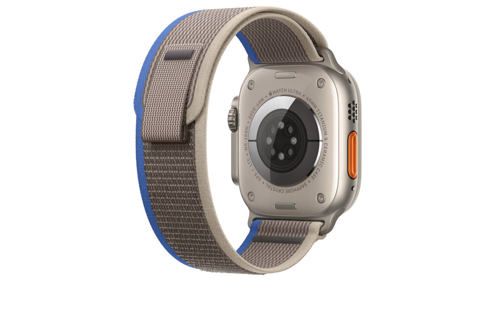 Apple Watch Trail Loop Band for 44/45/49mm M/L - Blue/Gray