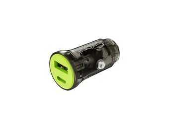 Goui Nano Transparent Auto PD Car Charger 2 Prot 30W