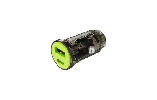 Goui Nano Transparent Auto PD Car Charger 2 Prot 30W