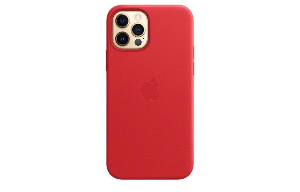 Apple iPhone 12 | 12 Pro Leather Case with MagSafe - (Product) Red