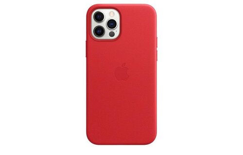 Apple iPhone 12 | 12 Pro  Leather Case with MagSafe - (Product) Red