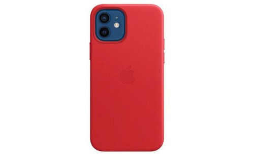 Apple iPhone 12 | 12 Pro  Leather Case with MagSafe - (Product) Red