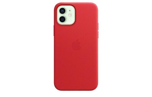 Apple iPhone 12 | 12 Pro  Leather Case with MagSafe - (Product) Red