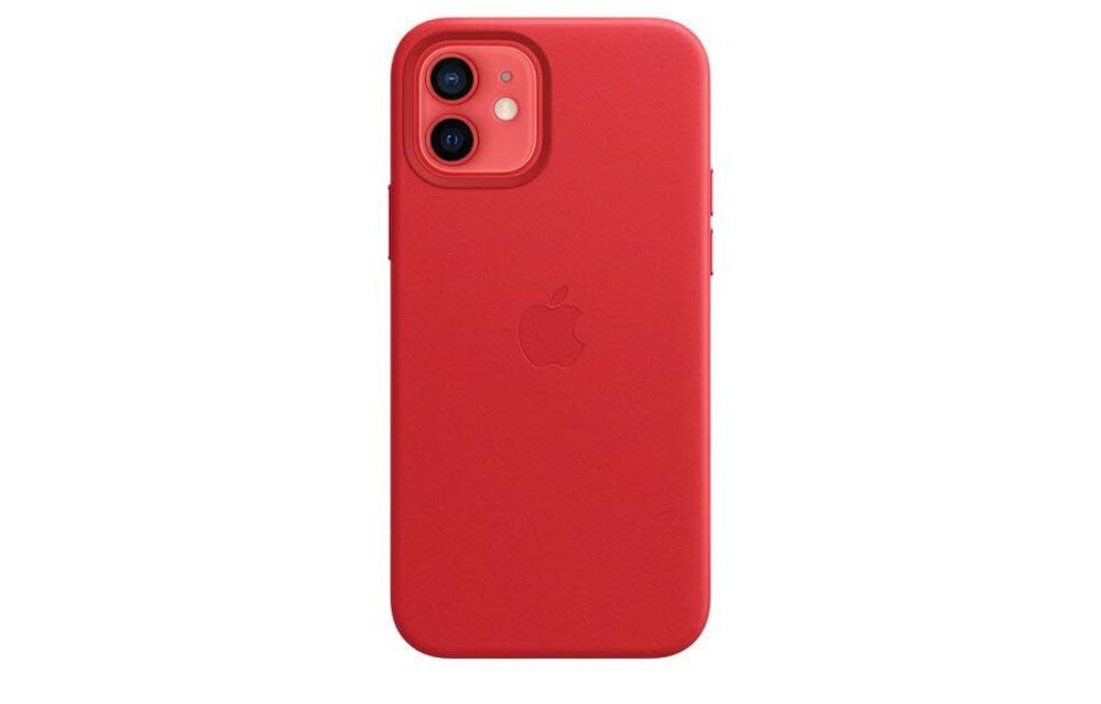 Apple iPhone 12 | 12 Pro Leather Case with MagSafe - (Product) Red