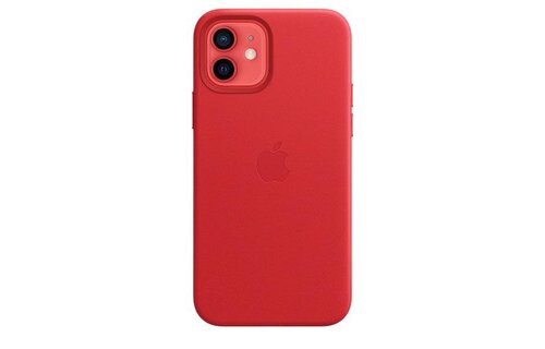 Apple iPhone 12 | 12 Pro  Leather Case with MagSafe - (Product) Red