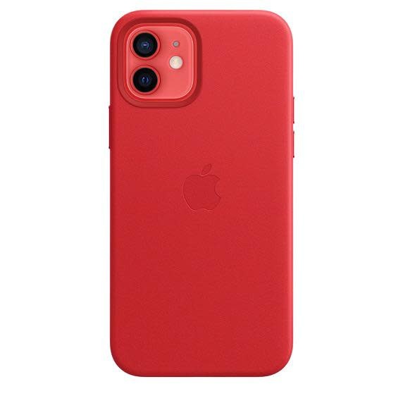 Apple iPhone 12 | 12 Pro Leather Case with MagSafe - (Product) Red