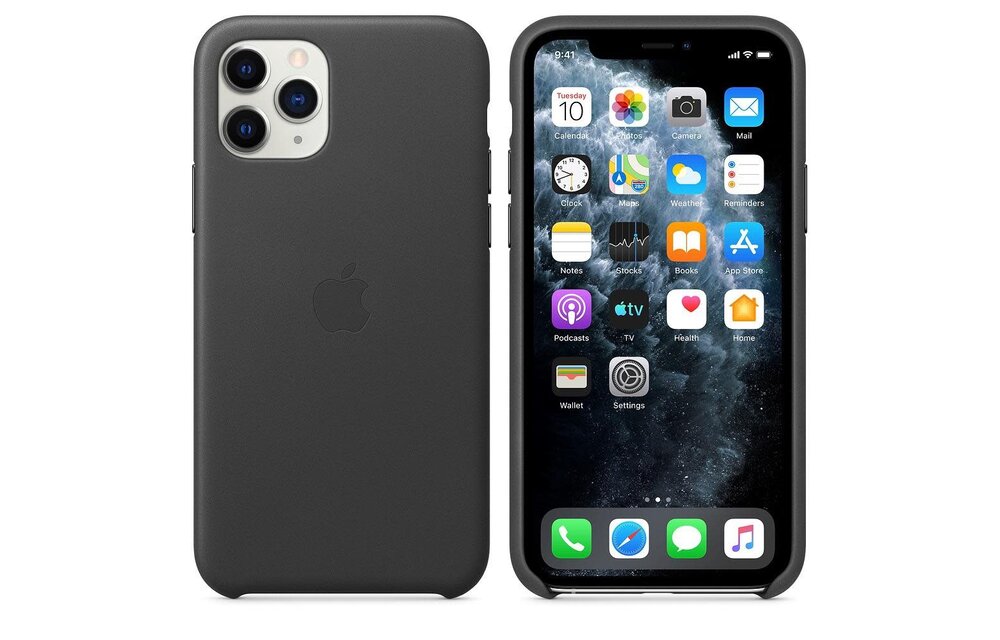 Apple iPhone 11 Pro Leather Case - Black