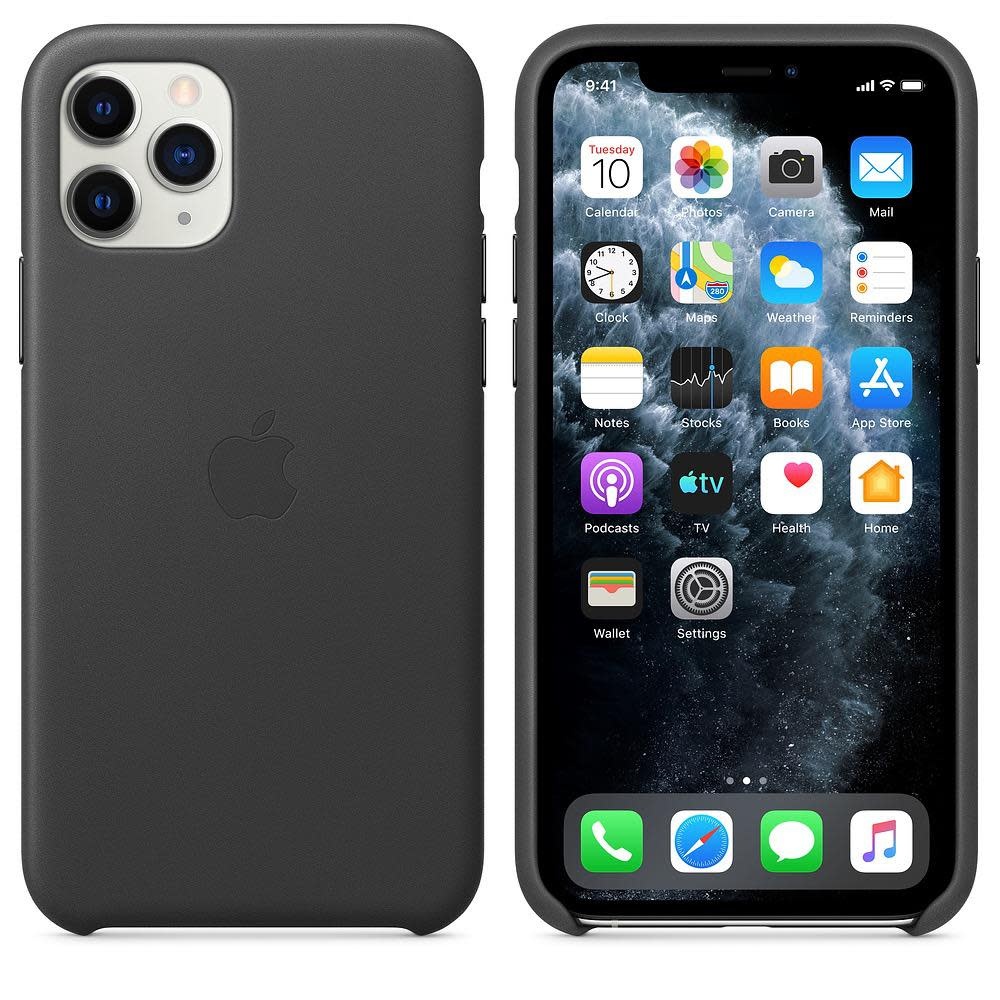 Apple iPhone 11 Pro Leather Case - Black