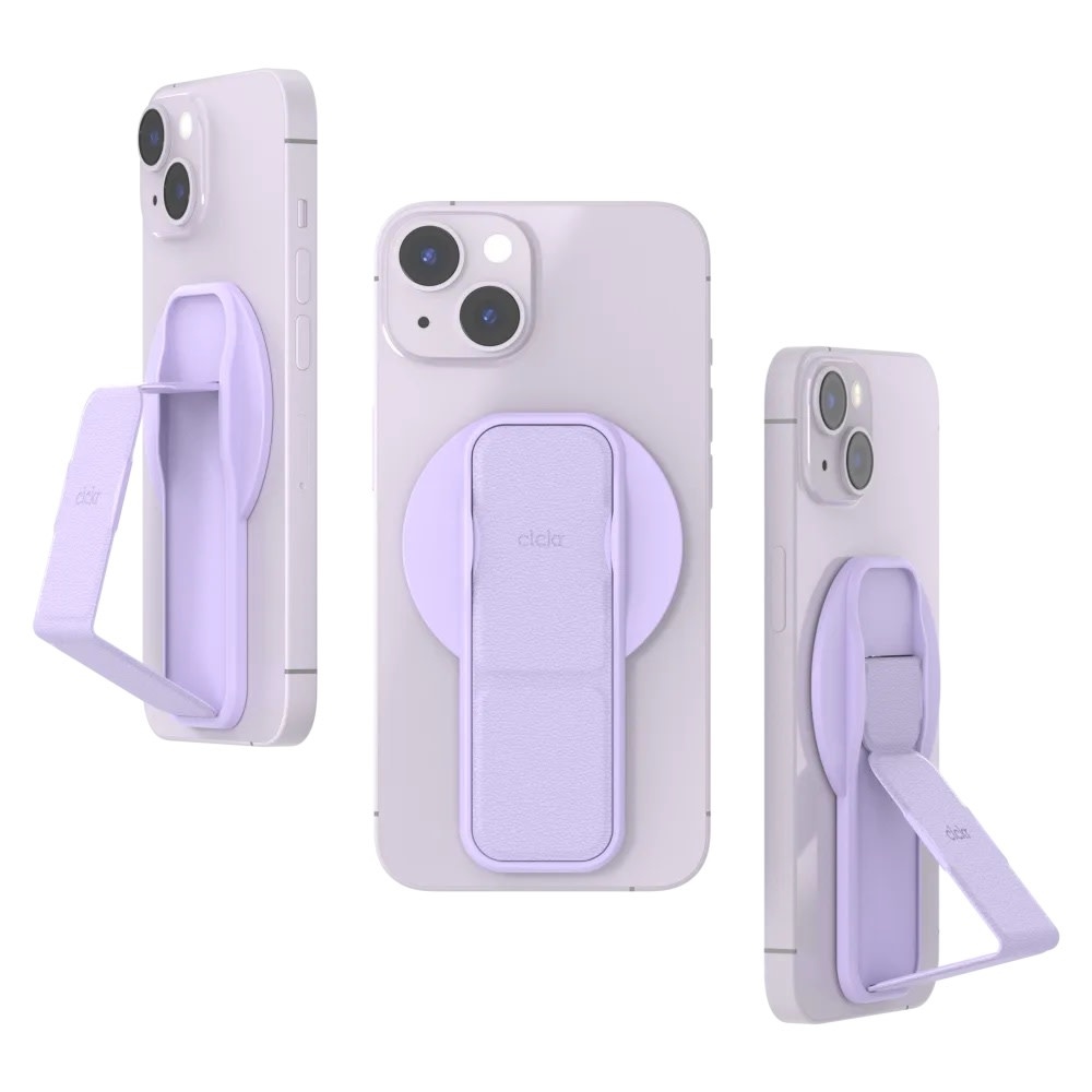 CLCKR Compact MagSafe Stand and Grip - Lilac