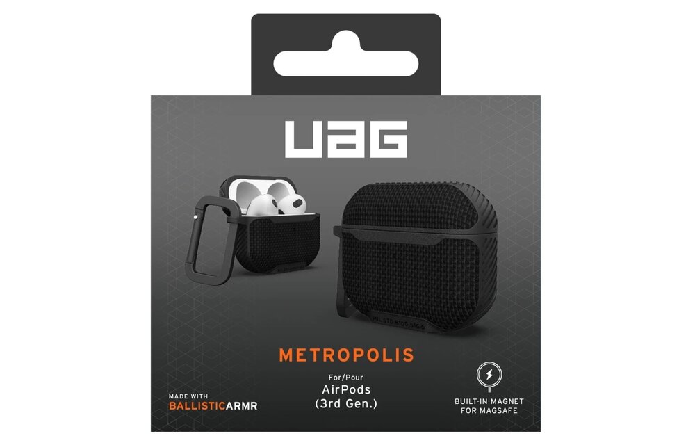 UAG Metropolis Case for Apple AirPods 3 - Black