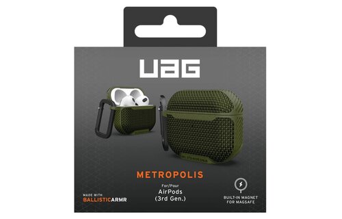 UAG Metropolis Case for Apple AirPods 3 - Olive Drab